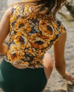 Leo Top - Poppy -The Sea Wear Store AO25 Leo Top Poppy 4x5 6