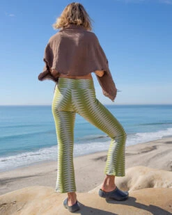 Bell Pant - Areia Olive 10 Bell Pant - Areia Olive -The Sea Wear Store Bell Areia Olive Green White Pattern Pants Apparel Clothing Sun Protective UV Protection 4