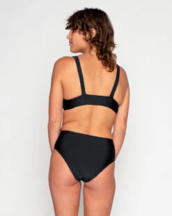 Brasilia High Waist Bikini Bottom - Black -The Sea Wear Store Brasilia Black Bikini Swim Suit Sun Protection 9