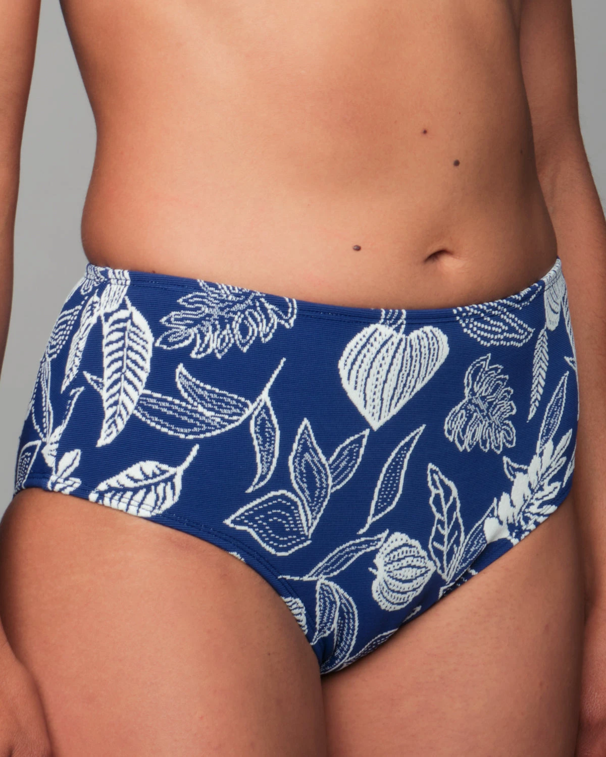 Brasilia High Waist Bikini Bottom - Gaia - Image 3