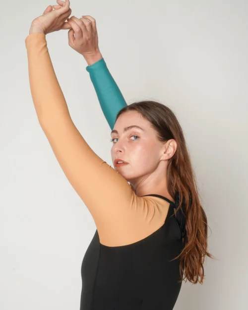 Dara Surf Suit - Juniper 20 Dara Surf Suit - Juniper -The Sea Wear Store Dara Juniper Black Blue Orange Long Sleeve Surf Suit UV Protection Swim Suit 5