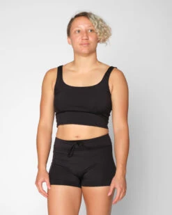 Emma Swim Short - Black 13 Emma Swim Short - Black -The Sea Wear Store Emma Black Swim Suit Shorts Bottoms 5