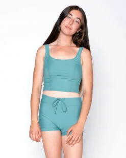 Emma Swim Short - Wellness 15 Emma Swim Short - Wellness -The Sea Wear Store Emma Wellness Blue Swim Suit Shorts Bottoms 4