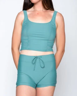 Emma Swim Short - Wellness 20 Emma Swim Short - Wellness -The Sea Wear Store Emma Wellness Blue Swim Suit Shorts Bottoms 9