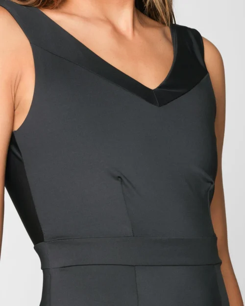 Frida One Piece - Black -The Sea Wear Store Frida Black Swim Suit One Piece V Neck 2