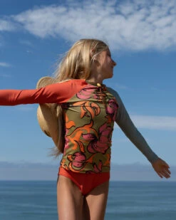 Girls Doheny Rashguard - Freya -The Sea Wear Store SEEAGIRLS Doheny Rashguard Freya VP 4X5 1