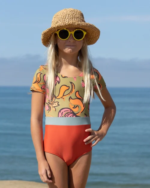 Girls Ayla One Piece - Freya 13 Girls Ayla One Piece - Freya -The Sea Wear Store SEEAGIRLS Maddie Onepiece Freya VP 4X5 7