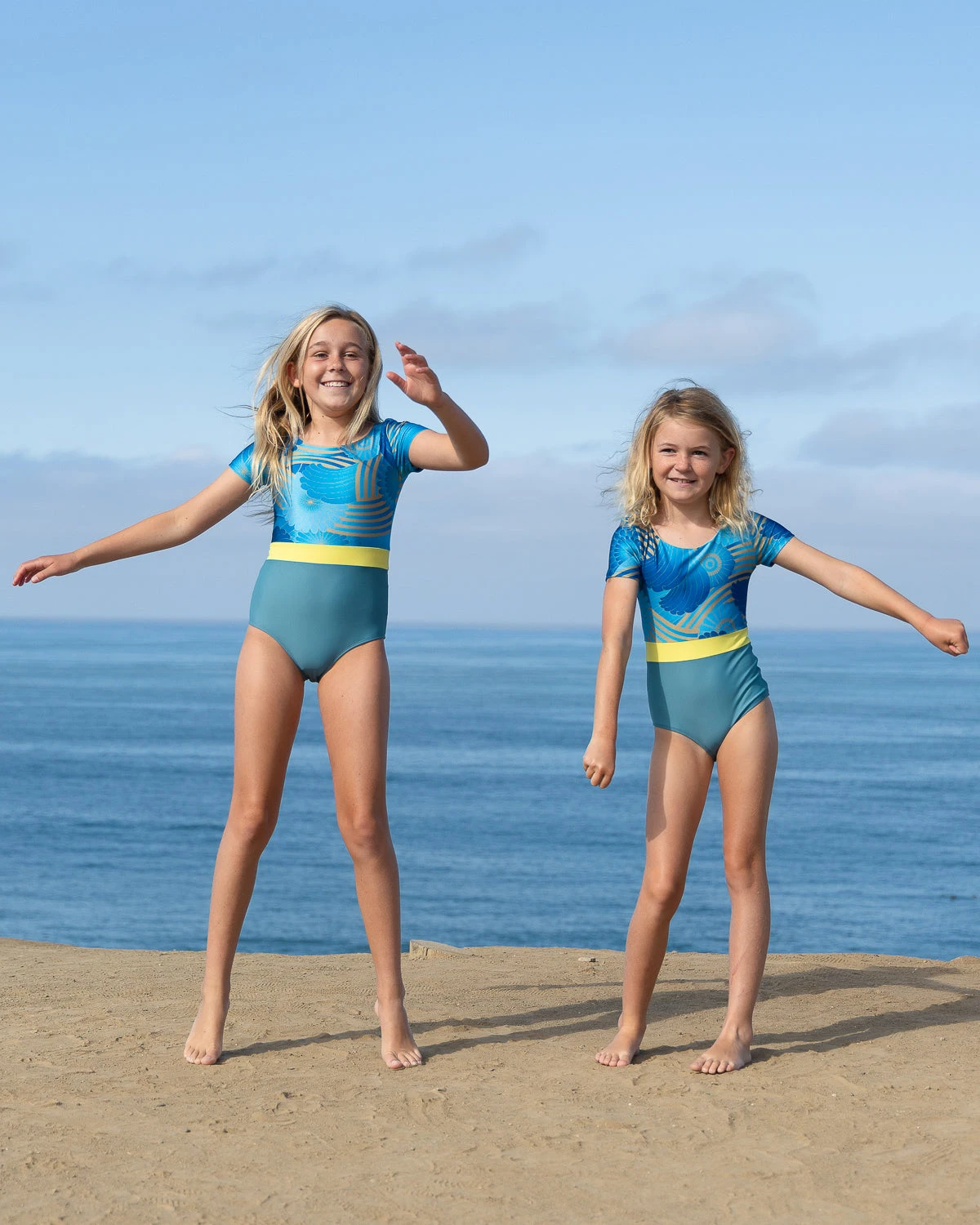 Girls Ayla One Piece - Seaflower 4 Girls Ayla One Piece - Seaflower - Image 2