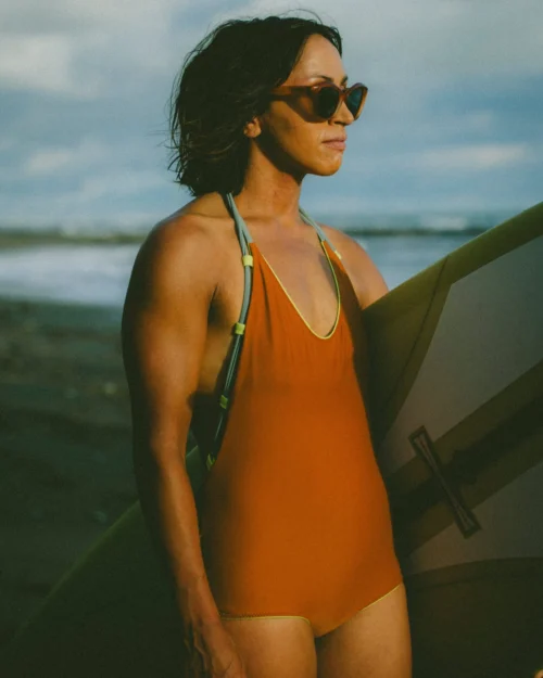 Camryn Reversible One Piece - Seagrass / Bronze