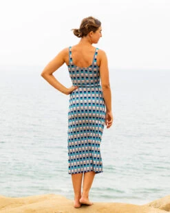 Delilah Dress - Antibes -The Sea Wear Store SEEA Delilah SlipDress Antibes 4X5 2