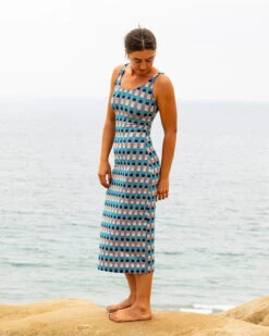 Delilah Dress - Antibes -The Sea Wear Store SEEA Delilah SlipDress Antibes 4X5 3