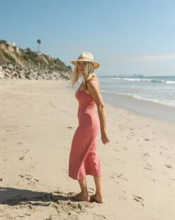 Delilah Dress - Flamingo