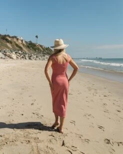 Delilah Dress - Flamingo -The Sea Wear Store SEEA Delilah SlipDress Flamingo 4X5 8