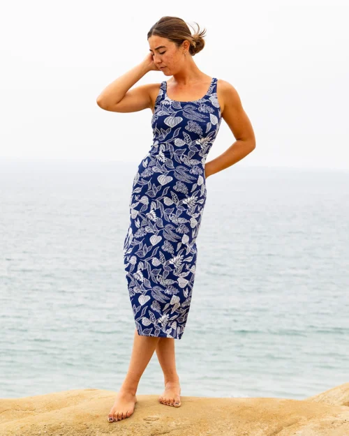 Delilah Dress - Gaia -The Sea Wear Store SEEA Delilah SlipDress Gaia 4X5 4