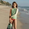 Doheny Rashguard - Girls - Edamame