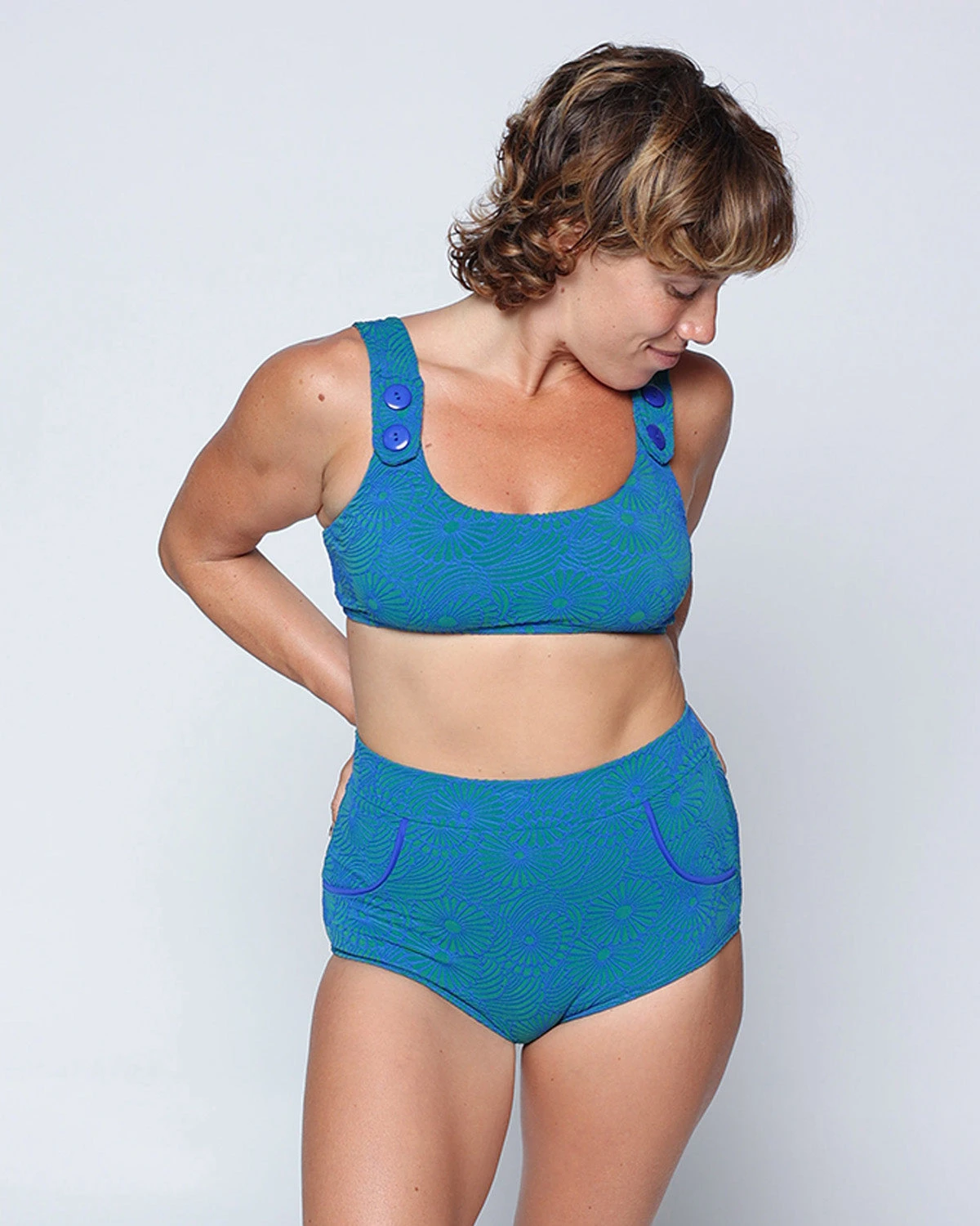 Georgia High Waist Bikini Bottom - Alga 7 Georgia High Waist Bikini Bottom - Alga - Image 5