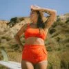 Georgia Bikini Top - Mandarina
