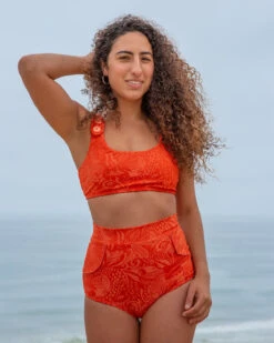 Georgia Bikini Top - Mandarina -The Sea Wear Store SEEA Georgia BikiniTop Mandarina 4X5 1