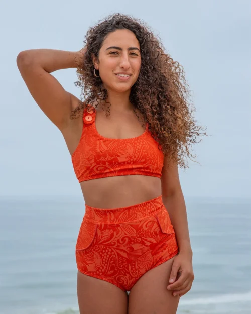 Georgia Bikini Top - Mandarina 9 Georgia Bikini Top - Mandarina -The Sea Wear Store SEEA Georgia BikiniTop Mandarina 4X5 1