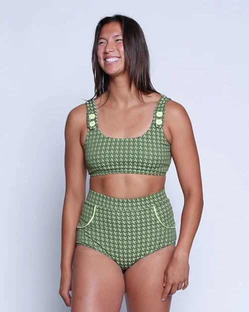 Georgia Bikini Top - Shamrock -The Sea Wear Store SEEA Georgia BikiniTop Shamrock 4X5 1 1