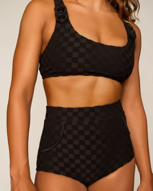 Georgia Bikini Top - Night Check -The Sea Wear Store SEEA Georgia Bikini Nightcheck 4X5 6