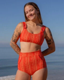 Georgia Bikini Top - Cherry Rib 8 Georgia Bikini Top - Cherry Rib -The Sea Wear Store SEEA Georgia TopBottom CherryRib 4x5 3
