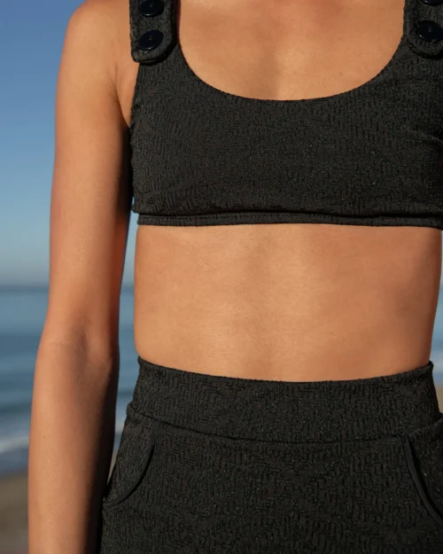 Georgia Bikini Top - Licorice 9 Georgia Bikini Top - Licorice -The Sea Wear Store SEEA Georgia TopBottom Licorice 4x5 4 scaled