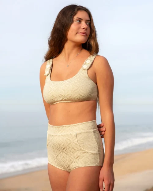 Georgia High Waist Bikini Bottom - Sandshell -The Sea Wear Store SEEA Georgia TopBottom Sandshell 4x5 1 1 scaled