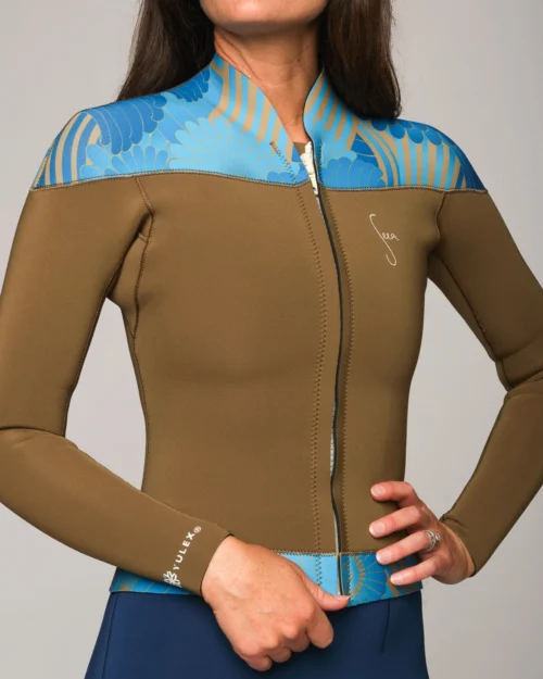 Haze 2mm Yulex Jacket - Seaflower -The Sea Wear Store SEEA Haze Yulex Seaflower 4X5 8