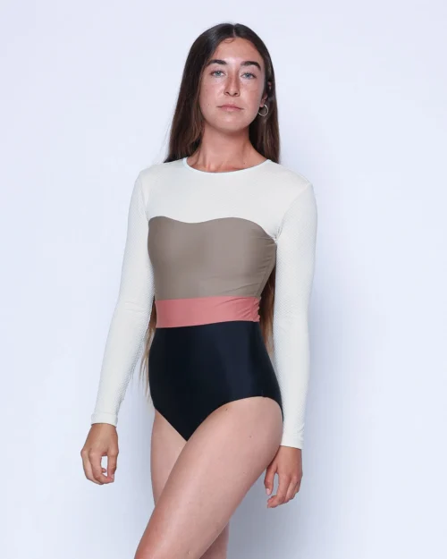 Hermosa One Piece - Pebble 11 Hermosa One Piece - Pebble -The Sea Wear Store SEEA Hermosa OnePiece Pebble 4X5 2