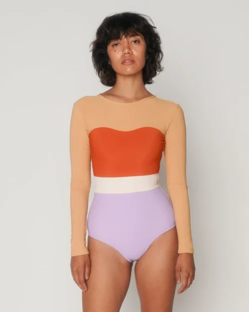 Hermosa One Piece - Primrose 17 Hermosa One Piece - Primrose -The Sea Wear Store SEEA Hermosa Surfsuit Primrose 4X5 1