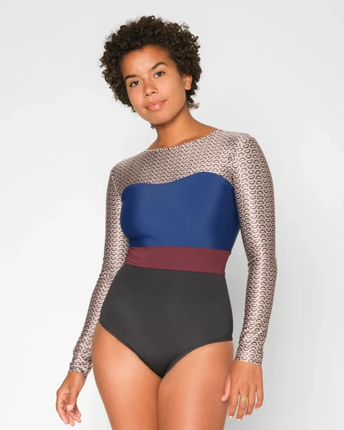 Hermosa One Piece - Shells -The Sea Wear Store SEEA Hermosa Surfsuit Shells 4X5 1