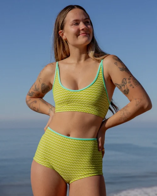 Maggie Bikini Top - Greeno 18 Maggie Bikini Top - Greeno -The Sea Wear Store SEEA Maggie Top Greeno 4x5 1