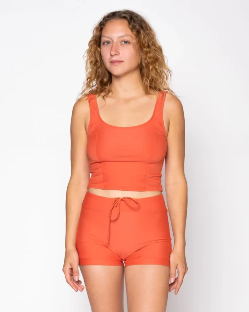 Maisie Swim Tank - Burnt Sienna -The Sea Wear Store SEEA Maisie Tank Sienna 4X5 6