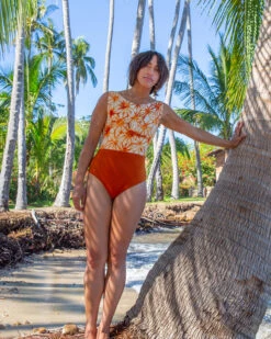 Pacific One Piece - Caramel (RC-SKIN) -The Sea Wear Store SEEA Pacific Onepiece Caramel 4X5 4