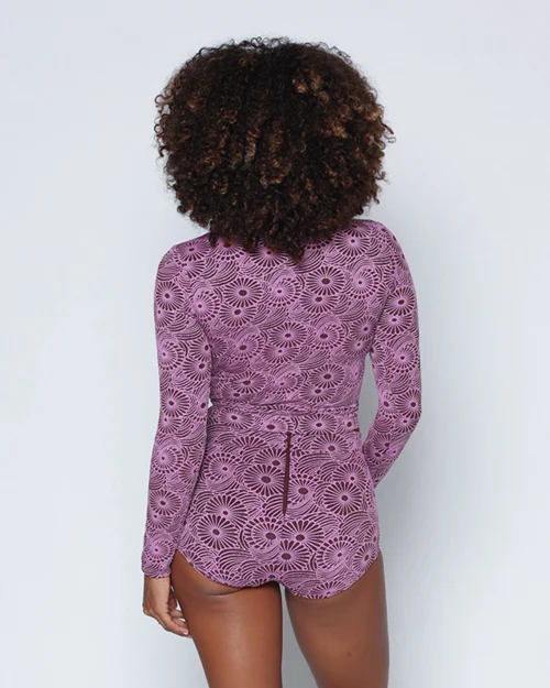 Palomar Crop Rashguard - Caracol -The Sea Wear Store SEEA Palomar CropTopRashguard Caracol 4X5 11