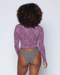 Palomar Crop Rashguard - Caracol -The Sea Wear Store SEEA Palomar CropTopRashguard Caracol 4X5 7