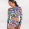 Palomar Crop Top Rashguard - Anis -The Sea Wear Store SEEA Palomar Rashguard Anis 4x5 4
