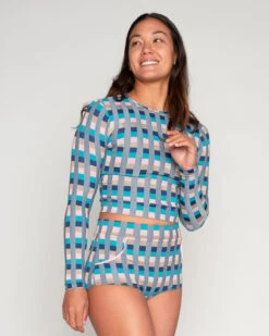 Palomar Crop Top Rashguard - Antibes -The Sea Wear Store SEEA Palomar Rashguard Antibes 4X5 10