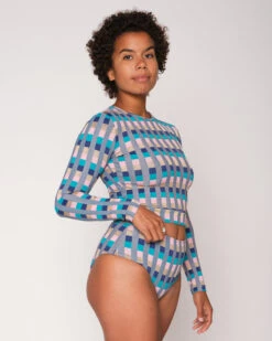 Palomar Crop Top Rashguard - Antibes -The Sea Wear Store SEEA Palomar Rashguard Antibes 4X5 2