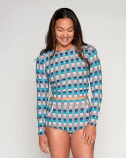 Palomar Crop Top Rashguard - Antibes -The Sea Wear Store SEEA Palomar Rashguard Antibes 4X5 9