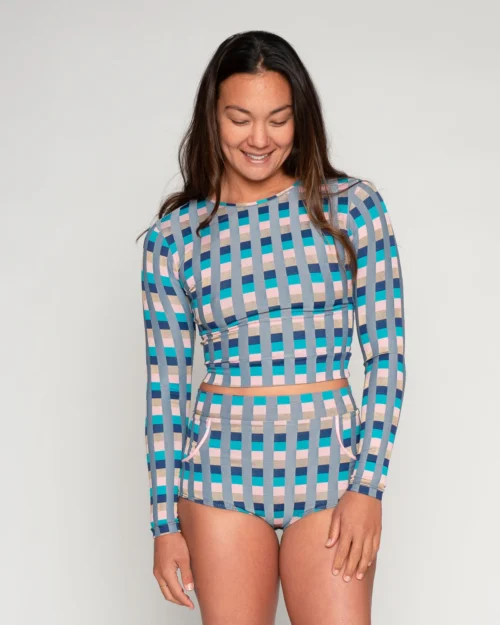 Palomar Crop Top Rashguard - Antibes 19 Palomar Crop Top Rashguard - Antibes -The Sea Wear Store SEEA Palomar Rashguard Antibes 4X5 9