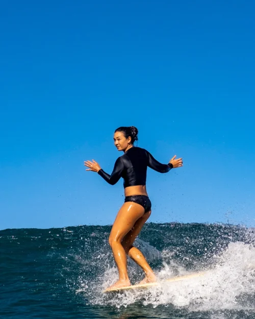 Palomar Crop Top Rashguard - Black 26 Palomar Crop Top Rashguard - Black -The Sea Wear Store SEEA Palomar Rashguard Black LS 4X5 2