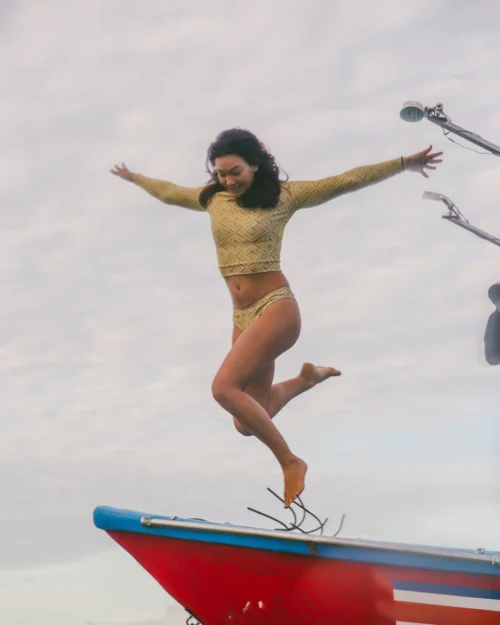 Palomar Crop Top Rashguard - Simi