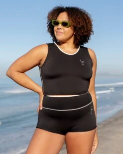 Ramona Tank - Black (RC-Skin) -The Sea Wear Store SEEA Ramona Tank Black 4x5 2