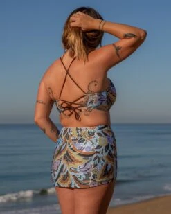 Rita Swim Skirt - Antigua 12 Rita Swim Skirt - Antigua -The Sea Wear Store SEEA Rita TopSkirt Antigua 4X5 2 1