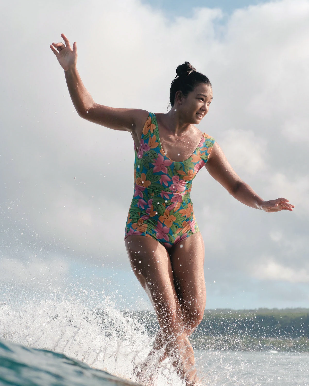 Rosa One Piece - Luana 3 Rosa One Piece - Luana