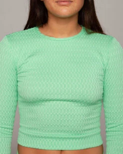 Palomar Crop Top Rashguard - Yerba -The Sea Wear Store SEEA SP21 Palomar Yerba 6