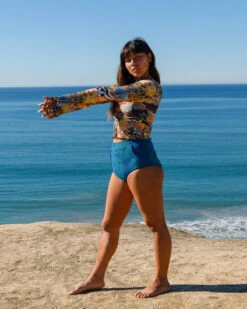 Sila Top - Tigerlily -The Sea Wear Store SEEA Sila Rashguard Tigerlily 4X5 4