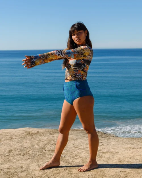 Sila Top - Tigerlily -The Sea Wear Store SEEA Sila Rashguard Tigerlily 4X5 4